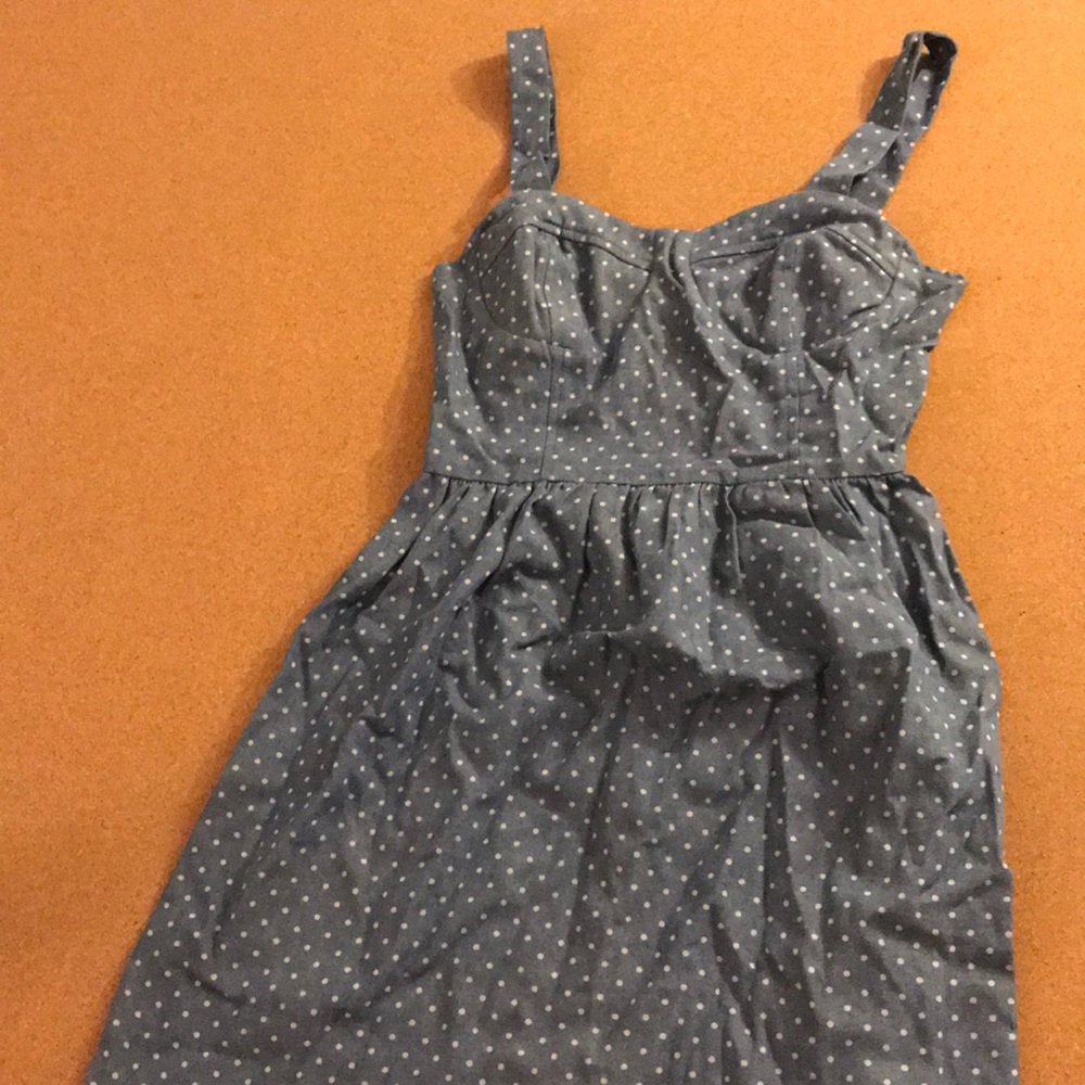Blue & white dress